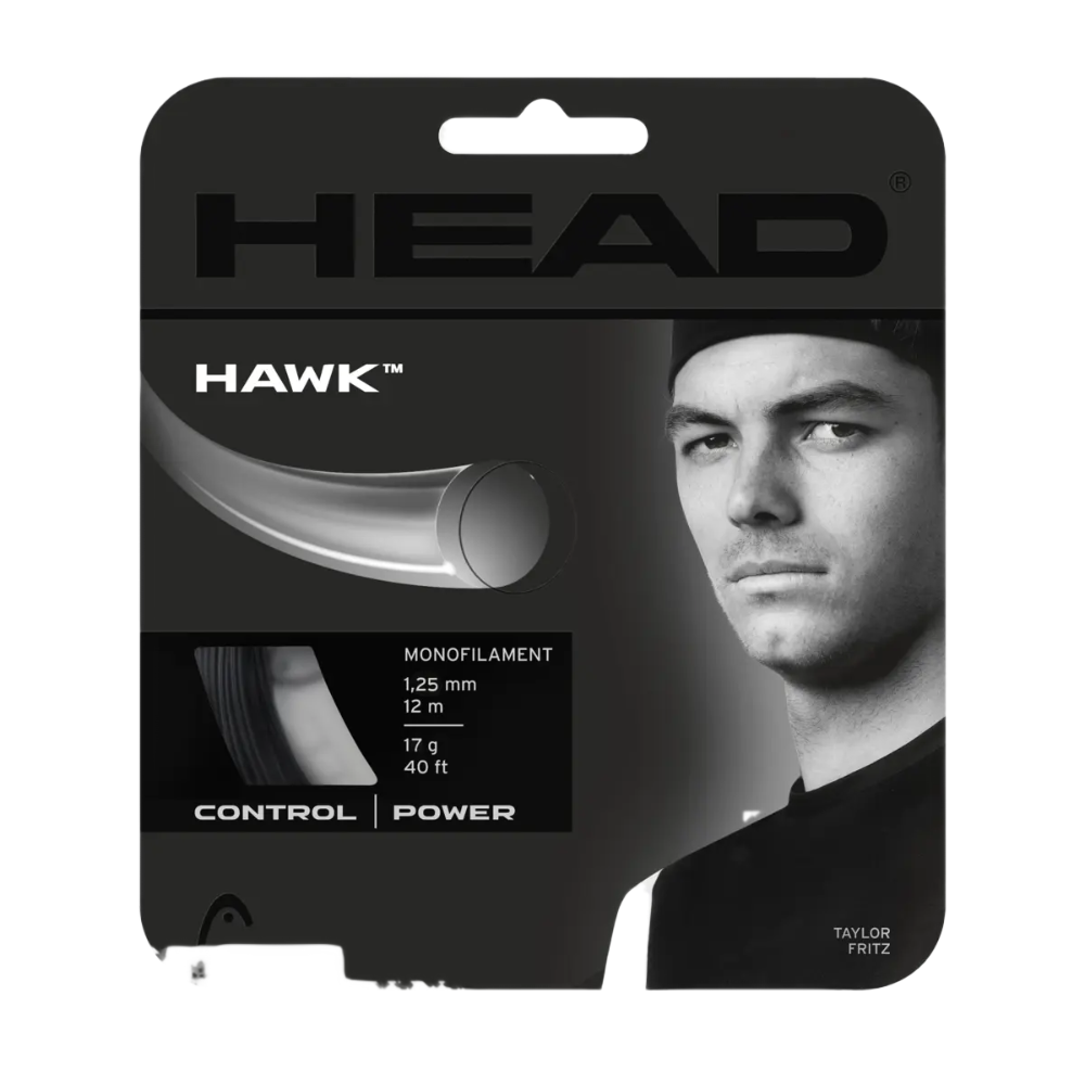 Head Hawk Black 1.25 (12M) — теннисная ракетка Head Hawk Black 1.25 (12M) — теннисная струна, фото товара