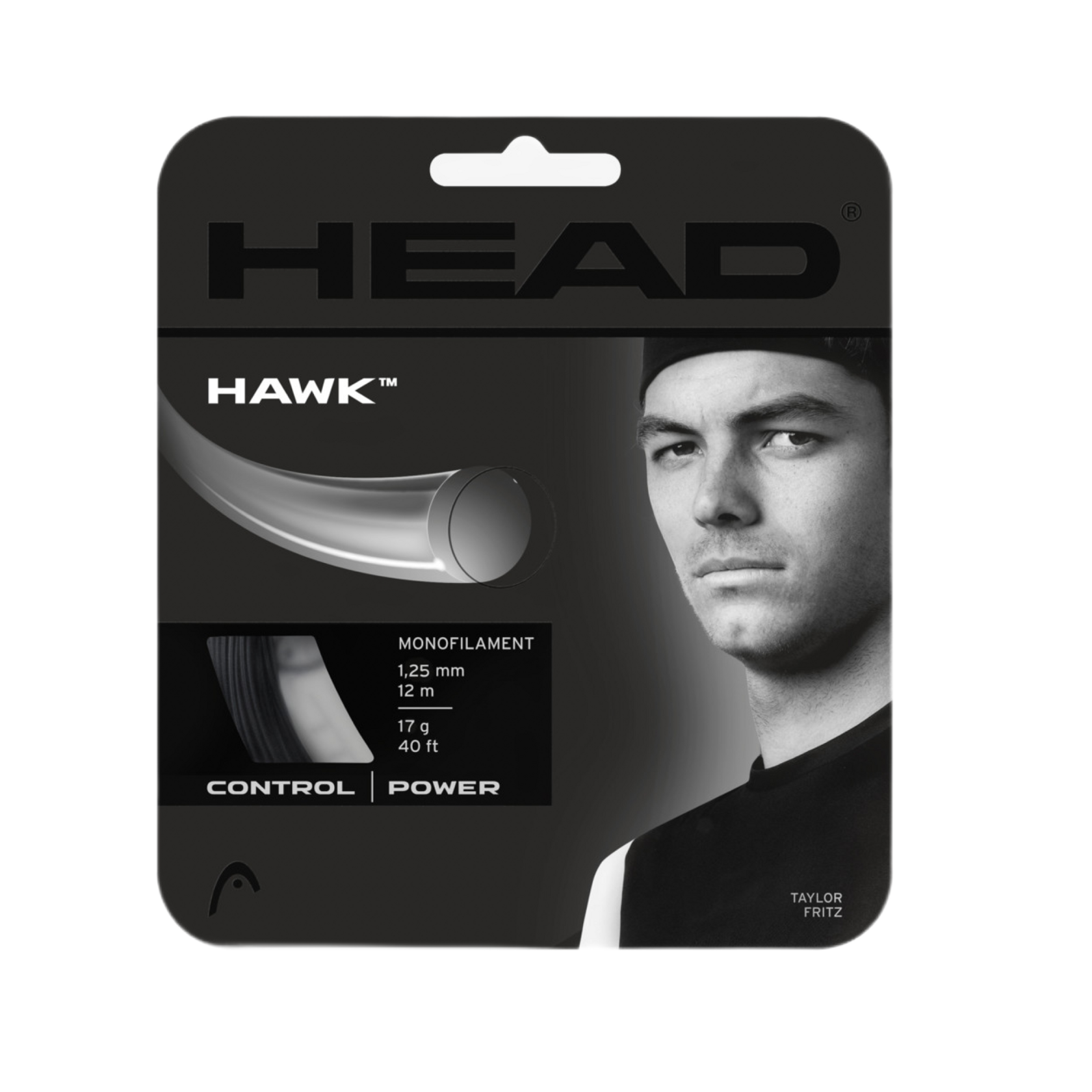Head Hawk White 1.25 (12M) — теннисная ракетка Head Hawk White 1.25 (12M) — теннисная струна, фото товара