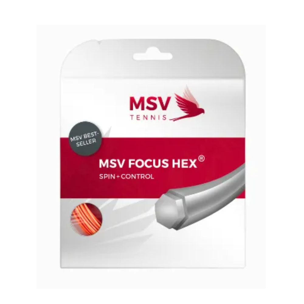 MSV Focus HEX Orange 1.23 (12M) — теннисная ракетка MSV Focus HEX Orange 1.23 (12M) — теннисная струна, фото товара
