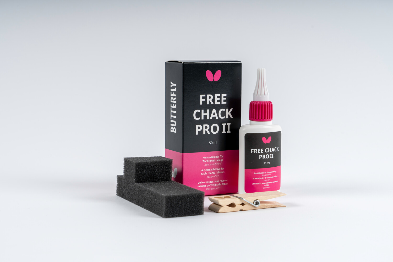 Butterfly Free Chack Pro II 50 мл — теннисная ракетка Клей Butterfly Free Chack Pro II 50 мл