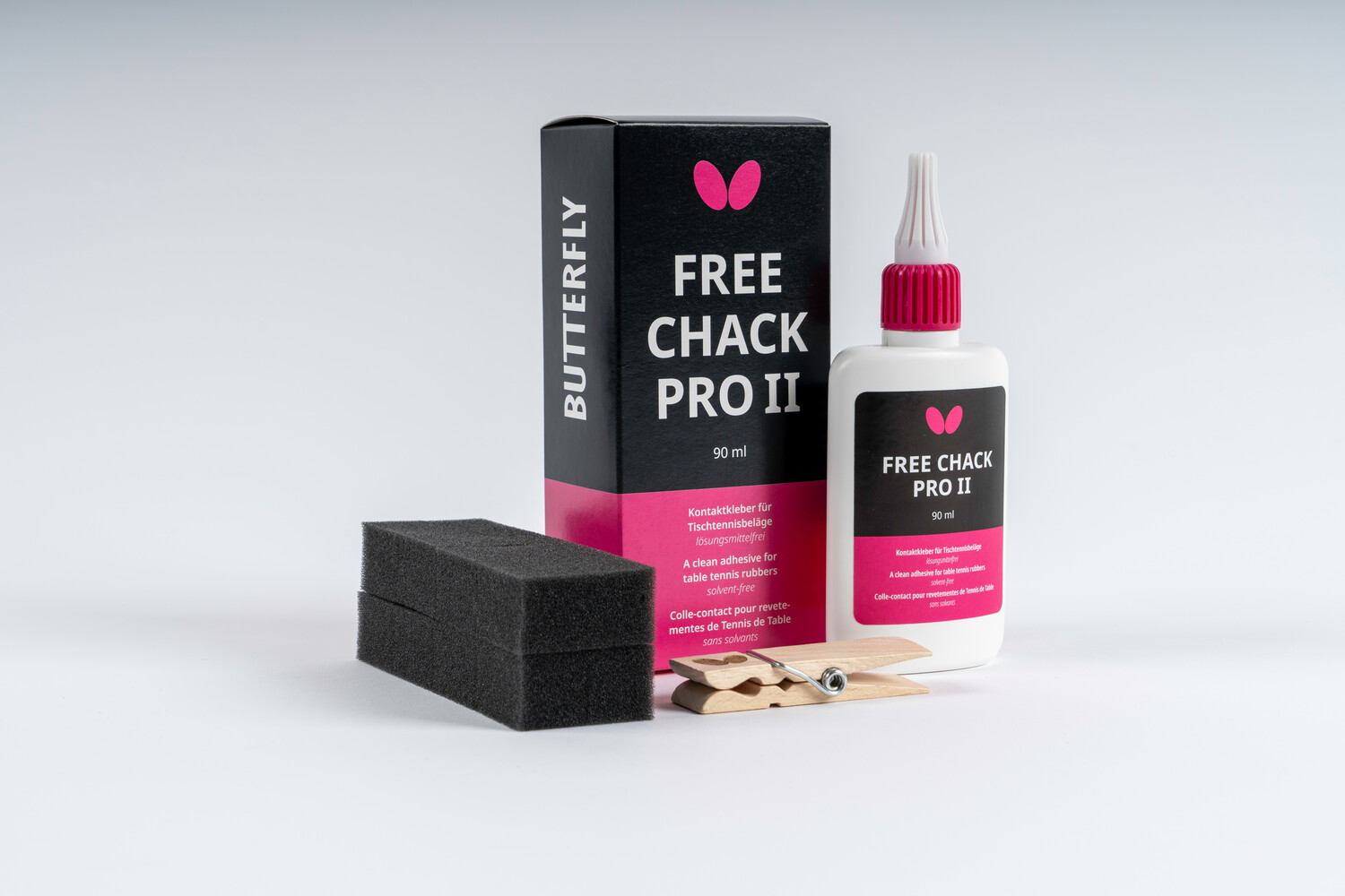 Butterfly Free Chack Pro II 90 мл — теннисная ракетка Клей Butterfly Free Chack Pro II 90 мл