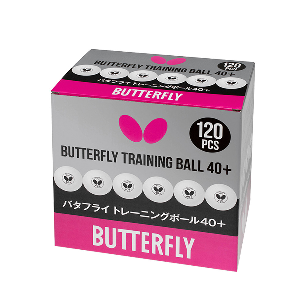 Butterfly 40+ Training (в упаковке 120 шт.) — теннисная ракетка Мячи Butterfly 40+ Training (в упаковке 120 шт.)