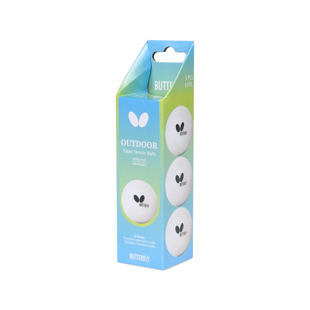 Butterfly Outdoor 3 pack — теннисная ракетка Мячи Butterfly Outdoor 3 pack