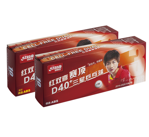 DHS 3*** D40+ (DUAL) бел. 10 шт. — теннисная ракетка Мячи DHS 3*** D40+ (DUAL) бел. 10 шт.