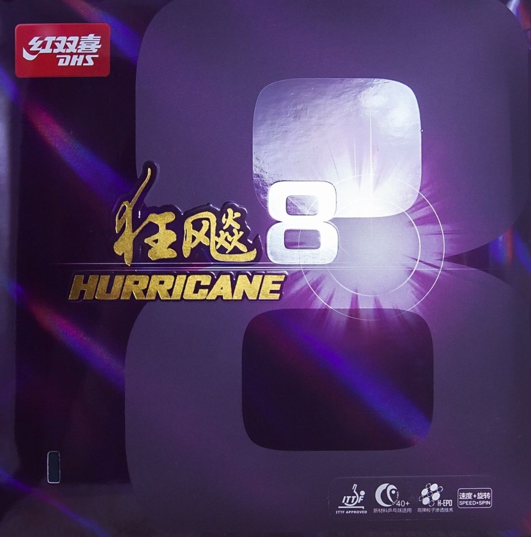 DHS Hurricane 8 Mid — теннисная ракетка Накладки DHS Hurricane 8 Mid