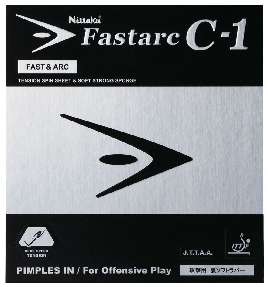 Nittaku Fastarc C-1 — теннисная ракетка Накладки Nittaku Fastarc C-1