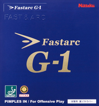 Nittaku Fastarc G-1 — теннисная ракетка Накладки Nittaku Fastarc G-1