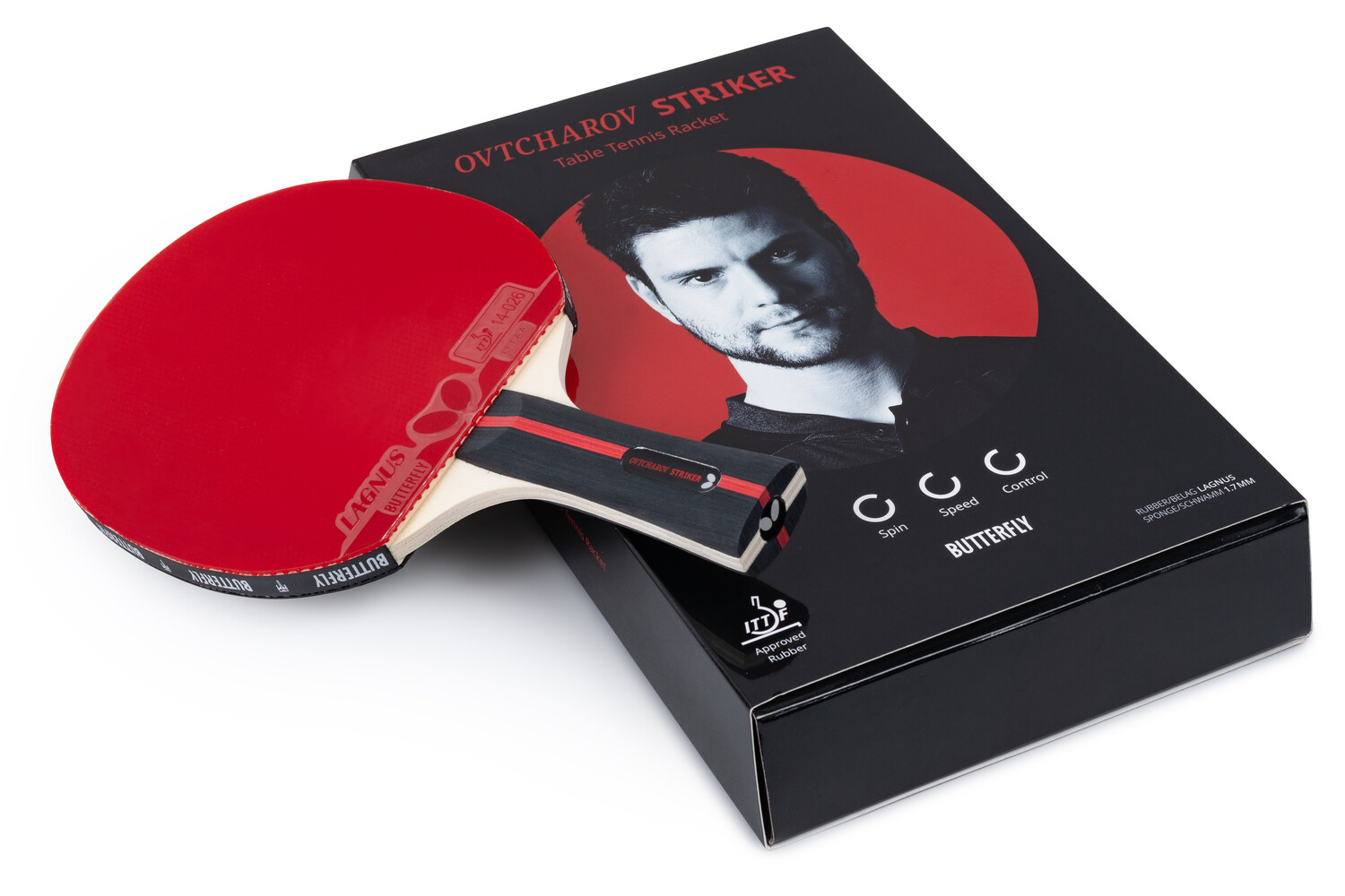 Butterfly Ovtcharov Striker — теннисная ракетка Ракетки Butterfly Ovtcharov Striker
